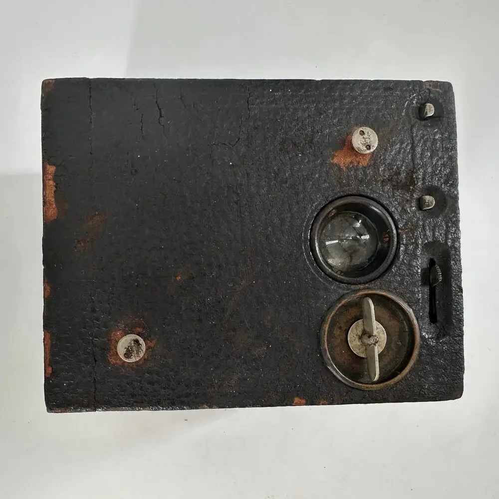 1896 Kodak No. 2 Bulls-Eye Model D Box Camera Vintage Collectible Display